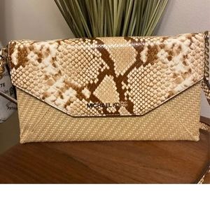 Brand New Michael Kors Straw Python Capsule